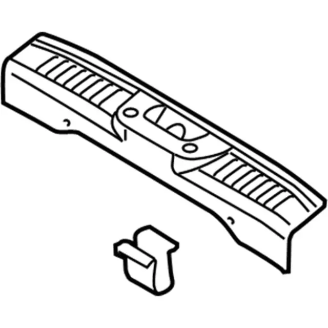 BE8Z5840374AA - Body: Rear Panel Trim for Ford: Fiesta Image