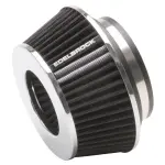 43610 - : Pro-Flo Universal Black Compact Conical Air Filter with 3", 3.5", and 4" Inlet for Edelbrock Image