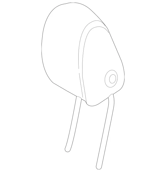 2909701800 - Driver Seat: Head Restraint for Mercedes-Benz Image