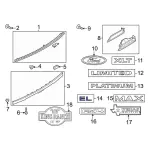 KL1Z4042528AA - Body: Nameplate for Ford Image