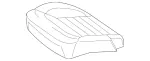 16692004337H23 - Body: Seat Cover for Mercedes-Benz Image