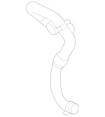 2058309005 - Radiator: Hose Line for Mercedes-Benz: E350, GLC300 Image