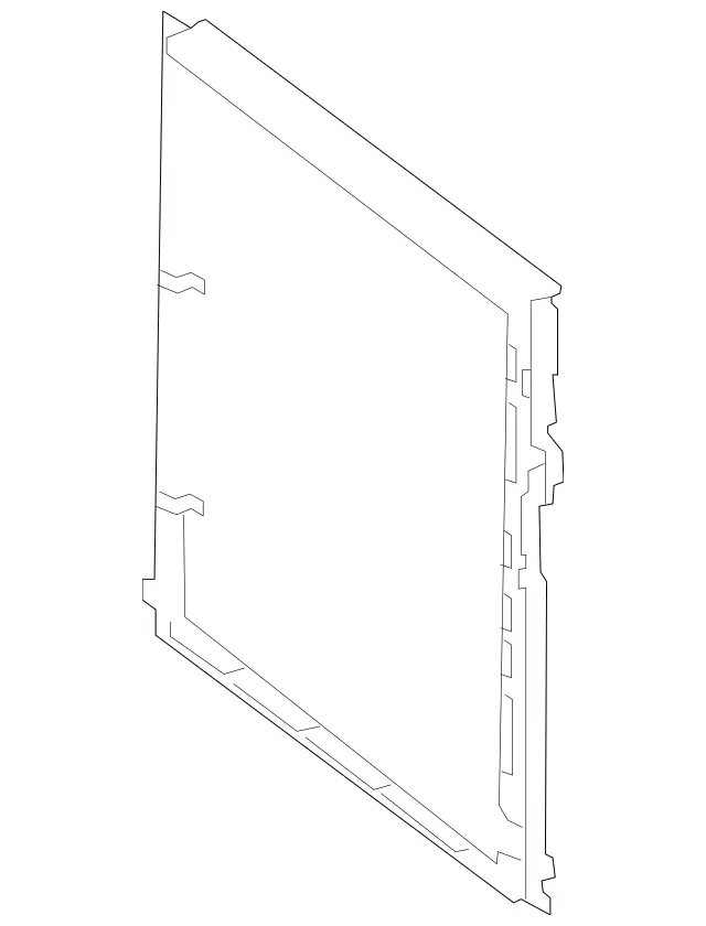 99504091864 - Radiator: Supporting Frame for Mercedes-Benz: GL350, GL450, GL550, GL63 AMG, GLE300d, GLE350, GLE400, GLE43 AMG, GLE450 AMG, GLE550e, GLE63 AMG, GLE63 AMG S, GLS350d, GLS450, GLS550, GLS63 AMG, ML250, ML350, ML400, ML550, ML63 AMG Image image