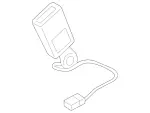 24286001699051 - Electrical: Buckle End for Mercedes-Benz Image