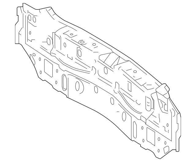 1566400000 - Rear End: Rear-End Center Section for Mercedes-Benz: GLA250 Image image