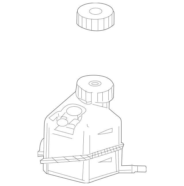 2044300002 - Brakes: Container for Mercedes-Benz: C250, C300, C350, C63 AMG, CLS400, CLS550, CLS63 AMG, CLS63 AMG S, E250, E350, E400, E550, E63 AMG, E63 AMG S, GLK250, GLK350 Image image