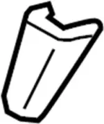 875074HA0A - Body: Track End Cover for Infiniti Image