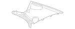 20769033007M35 - Body: Upper Quarter Trim for Mercedes-Benz Image