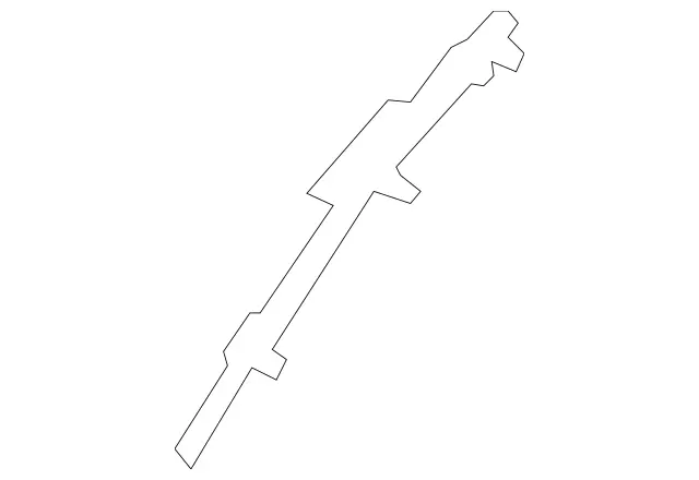 2096300236 - Body: Windshield Pillar Reinforced for Mercedes-Benz Image