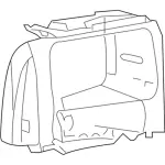 5C3Z13200AAA - Electrical: Park Lamp Assembly for Ford: F-250 Super Duty, F-350 Super Duty, F-450 Super Duty, F-550 Super Duty Image