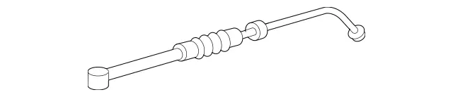 230880015964 - Attachment Parts: Hood Cable for Mercedes-Benz: SL500, SL55 AMG, SL550, SL600, SL63 AMG, SL65 AMG Image image