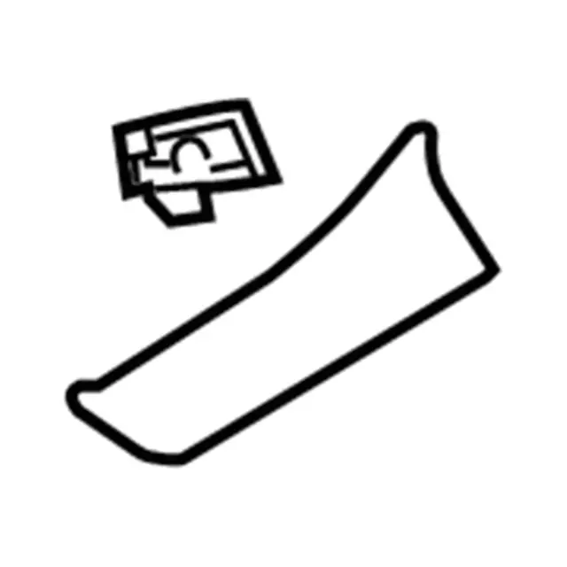 DA8Z7404339AD - Body: Molding Panel for Ford: Flex Image