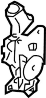 87452CG000 - Body: Recline Adjuster for INFINITI: FX35, FX45 Image