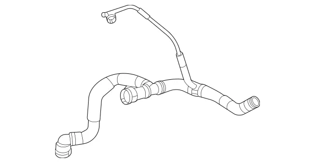 1675017703 - Radiator: Coolant Line for Mercedes-Benz: GLE580, GLS580 Image image