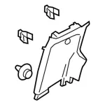 KB3Z2631005BA - Body: Upper Pillar Trim for Ford Image