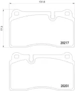 355015891 - : Disc Brake Pad Set for Hella Pagid Image