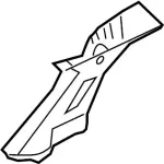 7691360U01 - : Garnish-Center Pillar, Right-hand for Infiniti Image