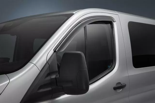 VGK4Z18246A - Exterior: 2015-2018 Ford Air Deflectors Side Windows Low Roof for Ford: Transit-150, Transit-250, Transit-350, Transit-350 HD Image