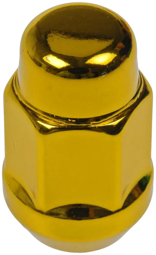 711335K - Tire and Wheel: Gold Acorn Nut Lock Set M12-1.50 for Dorman Image