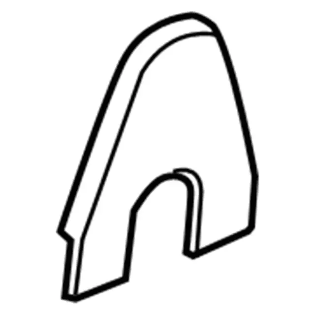 AE9Z7467461FD - Body: Latch Cover for Ford: Explorer, Police Interceptor Utility Image