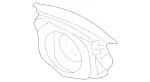 21986015028483 - Electrical: Driver Air Bag for Mercedes-Benz Image