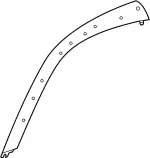 76836AM807 - : Finisher-Front Pillar Right-hand for Infiniti Image