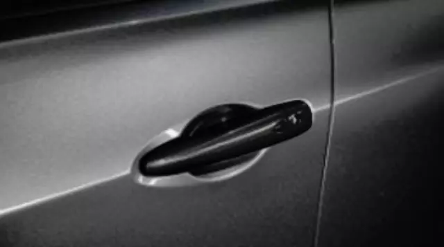 T99G85RL0B - Exterior: Door Handle Cover W/ I-Key, Black for Nissan Image