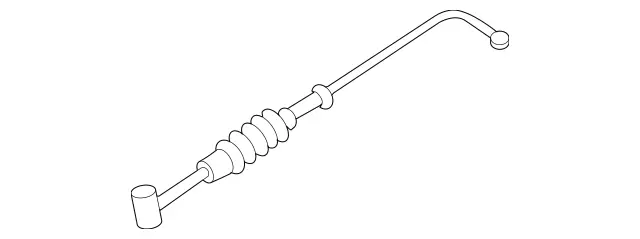1648800159 - Attachment Parts: Hood Cable for Mercedes-Benz: GL320, GL550, ML320, ML350, ML450, ML500, ML550, ML63 AMG Image image