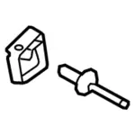 AE8Z17D942DB - Body: Support Bracket for Ford: Fiesta Image