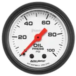 5721 - : GAUGE, OIL PRESSURE, 2 1/16", 100PSI, MECHANICAL, PHANTOM for AutoMeter Image
