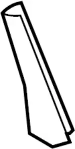 87608EH00B - Body: Finish Plate for INFINITI: M35, M45 Image