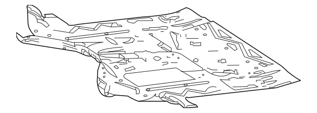 9066160052 - Body: Front Floor Pan for Mercedes-Benz: Sprinter 2500, Sprinter 3500 Image image