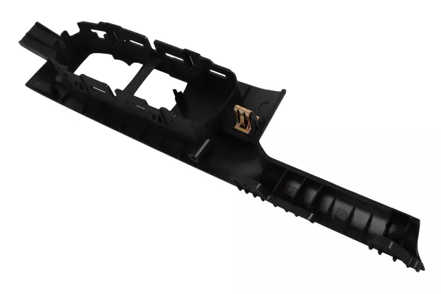 Black Front Driver Side Door Armrest Switch Mount Plate - GM (84363374)