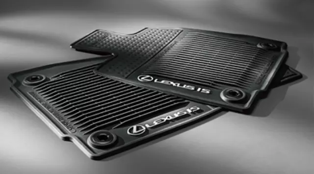 PT2065314020 - : All-Weather Floor Mats, Black for Lexus: IS200t, IS250, IS300, IS350, IS500, RX450h Image