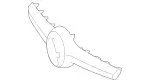 2188851022 - Attachment Parts: Cover, Bumper Area for Mercedes-Benz Image