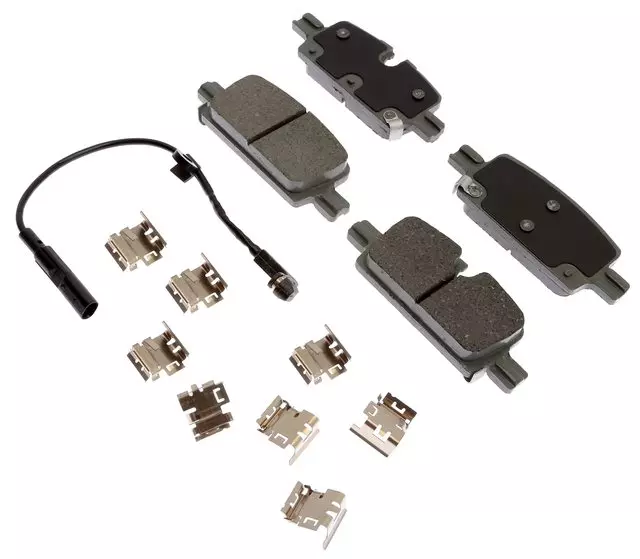 14D2174CH - Brake: Rear Disc Brake Pad Kit for Cadillac: Escalade, Escalade ESV, LYRIQ | Chevrolet: Silverado 1500, Silverado 1500 LTD, Suburban, Tahoe | GMC: Hummer EV Pickup, Sierra 1500, Yukon, Yukon XL Image