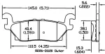 13054208 - : Disc Brake Pad Set for OmniParts Image