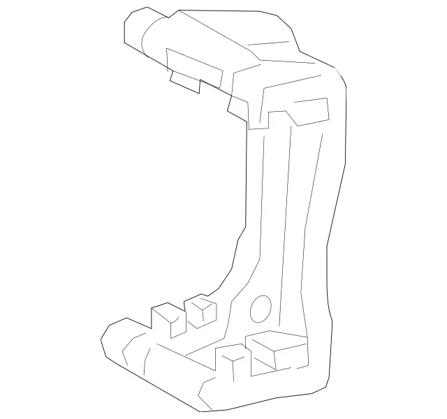 2474215100 - Brakes: Brake Carrier for Mercedes-Benz: 180A, 180b, 220a, A220, CLA250, CLA35 AMG, CLA45 AMG, CLA45 AMG S, GLA250, GLA35 AMG, GLA45 AMG, GLB250, GLB35 AMG Image image