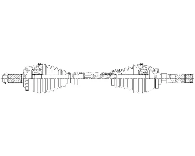 PR83043 - : 03-12 Land Rover Range Rover CV Axle Assembly  - Front Right for GSP Image