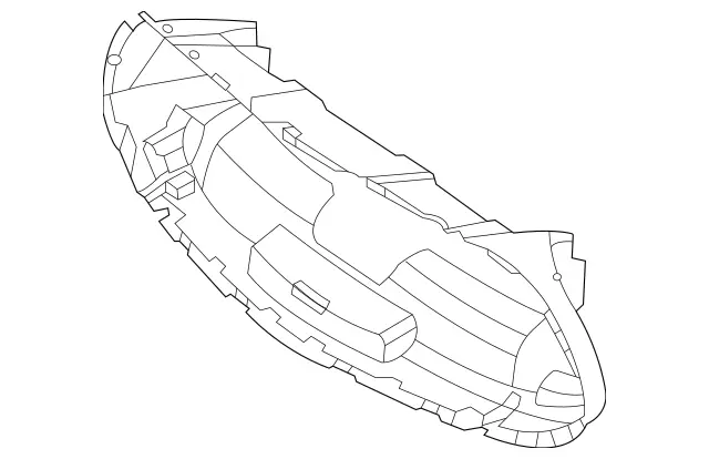 213885310564 - Detachable Parts: Air Duct Segment for Mercedes-Benz: E300, E350, E43 AMG, E53 AMG, E63 AMG S Image image