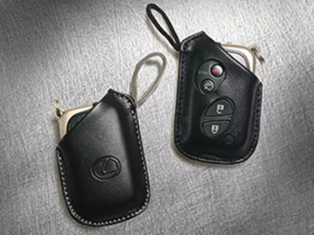PT42000162F2 - Security: Key Glove - Black W/Red for Lexus: GS F, GS Turbo, GS200t, GS300, GS350, GS450h, IS200t, IS250, IS300, IS350, IS500, NX200t, NX300, NX300h, RC F, RC Turbo, RC200t, RC300, RC350, RX350, RX350L, RX450h Image