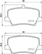 355039391 - : Disc Brake Pad Set for Hella Pagid Image