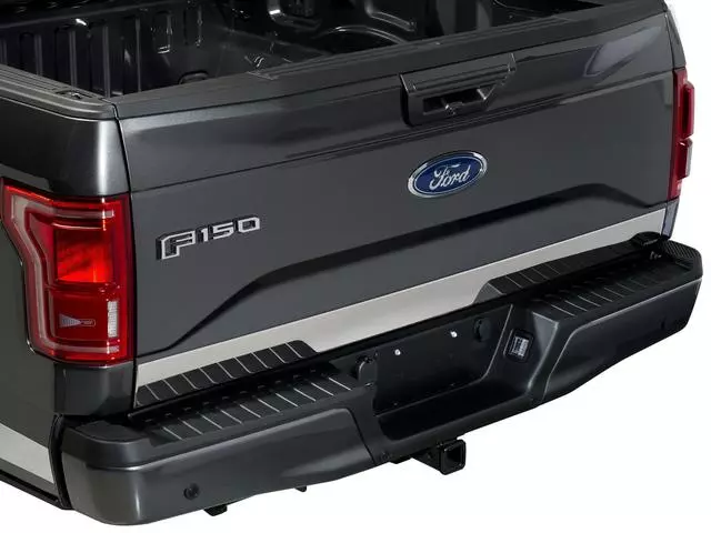 VHC3Z99425A34B - Exterior: Exterior Trim By Putco Tailgate Accent for Ford: E-350 Super Duty, E-450 Super Duty, F-250 Super Duty, F-350 Super Duty, F-450 Super Duty, F-550 Super Duty Image