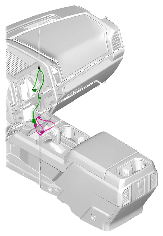FL3Z14D202G - Body: Cable for Ford Image
