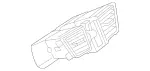 21283031547N27 - Body: Vent Grille for Mercedes-Benz Image