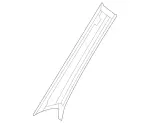 25369067019F93 - Body: Windshield Pillar Trim for Mercedes-Benz Image