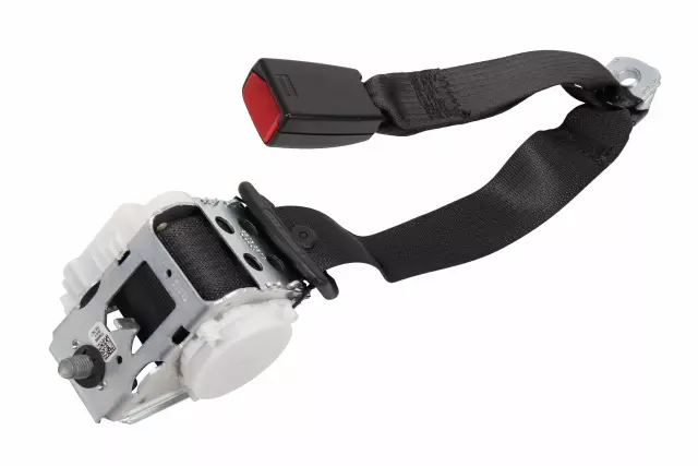 Ebony Rear Center Seat Belt with Retractor - GM (89025885)