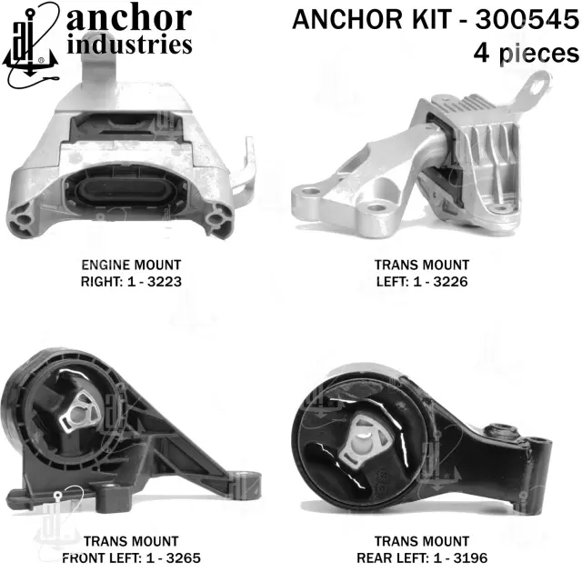 300545 - : Anchor Engine Mount Kit for Anchor Image
