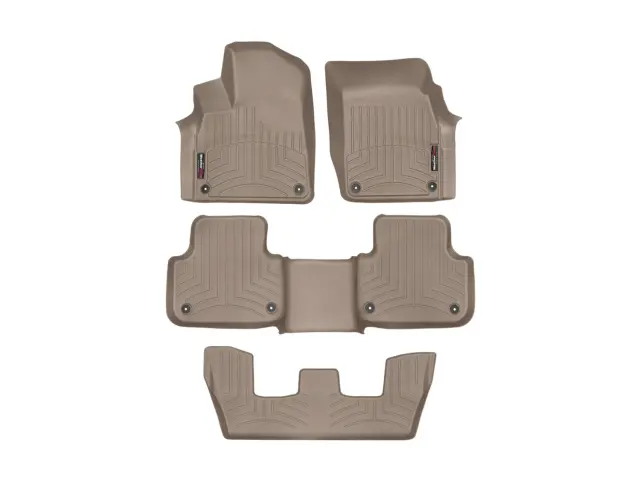 45887123 - Accessories: Front &amp; Rear &amp; Rear Tan FloorLiner™ DigitalFit® for WeatherTech Image