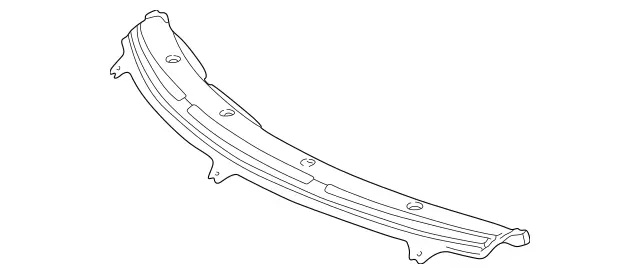 1706260055 - Body: Cowl Panel for Mercedes-Benz Image